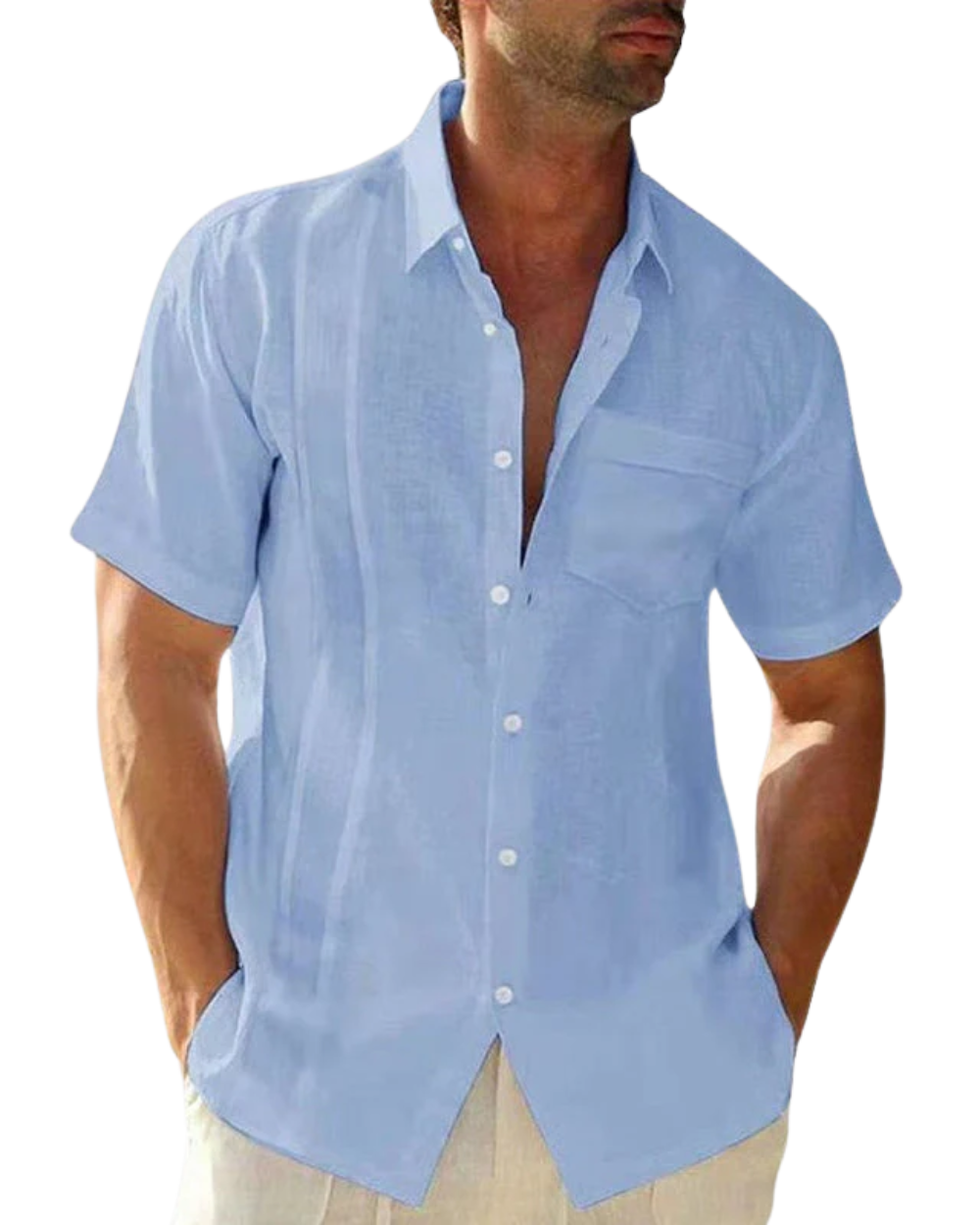 Román® | Elegant Linen Summer Shirt