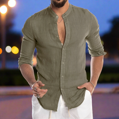 Jeremiah® | Soft Linen Shirt With Buttons At The Front