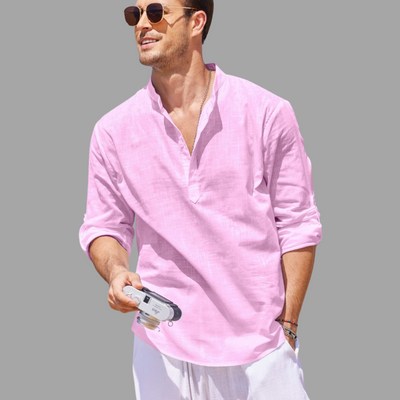 Jiles® | Casual, Soft Linen Shirt With Long Sleeves