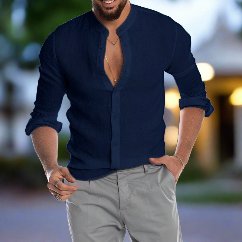 Jeremiah® | Soft Linen Shirt With Buttons At The Front