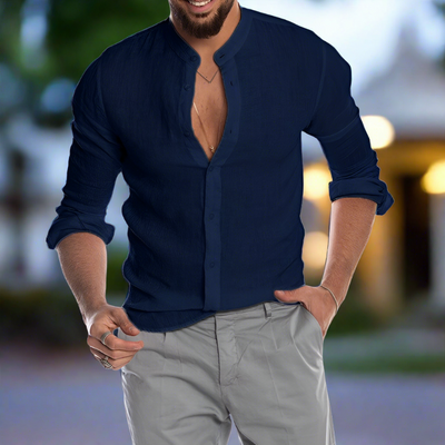 Jeremiah® | Soft Linen Shirt With Buttons At The Front