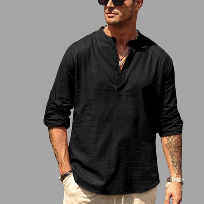 Jiles® | Casual, Soft Linen Shirt With Long Sleeves