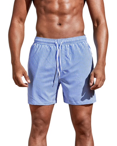 Darian | Striped Swim Shorts