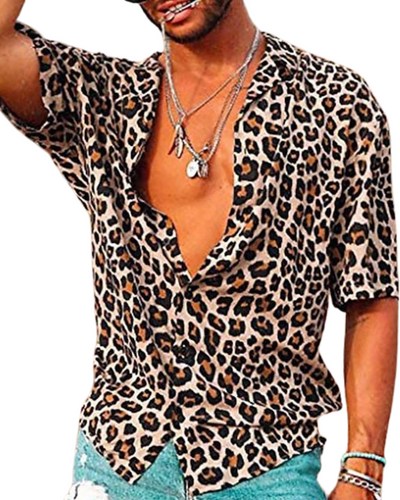 Kieran® | Leopard Print Shirt