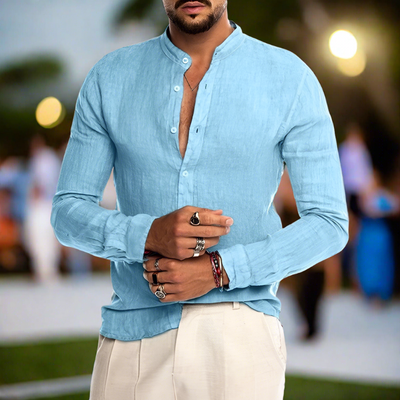 Jeremiah® | Soft Linen Shirt With Buttons At The Front