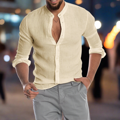 Jeremiah® | Soft Linen Shirt With Buttons At The Front