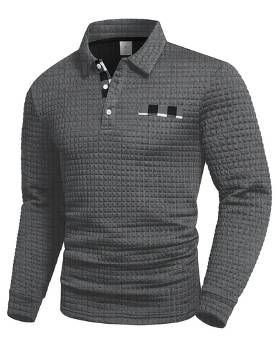 Uriel | Ribbed Polo Sweater