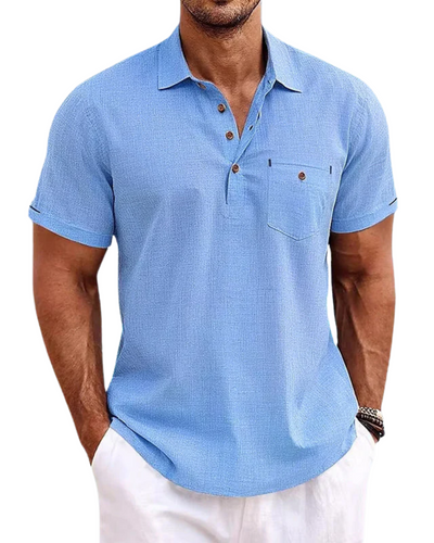 Fernando® | Linen Polo Shirt