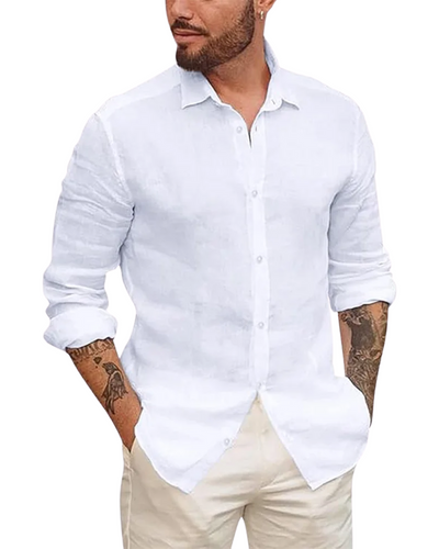 Ángel® | Hawaiian Cotton Linen Shirt
