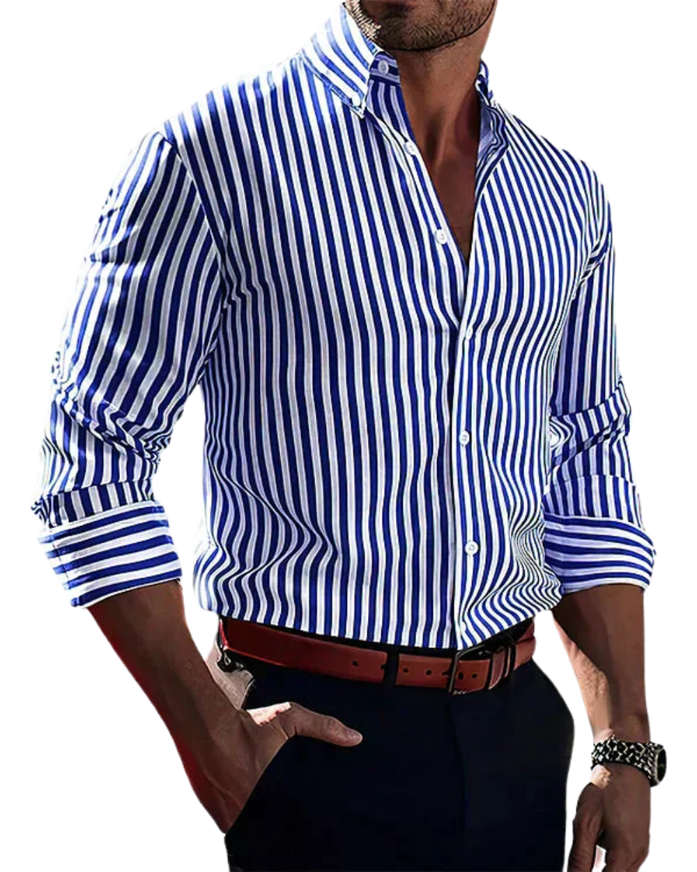 Kenneth® | Elegant Striped Shirt