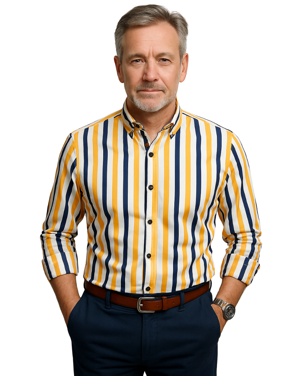 Latham | Men's Striped Casual Shirt