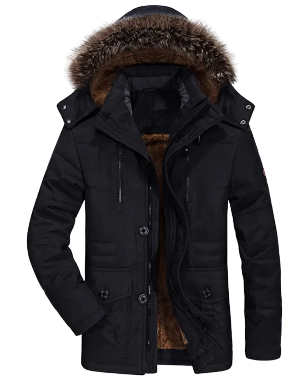 Pascal | Cotton winter jacket with hood