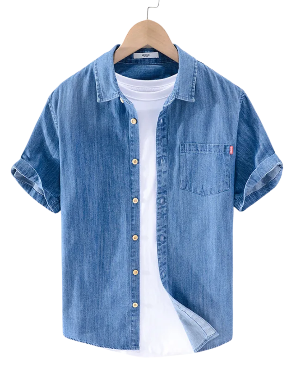 Alexander | Short Sleeved Denim Shirt