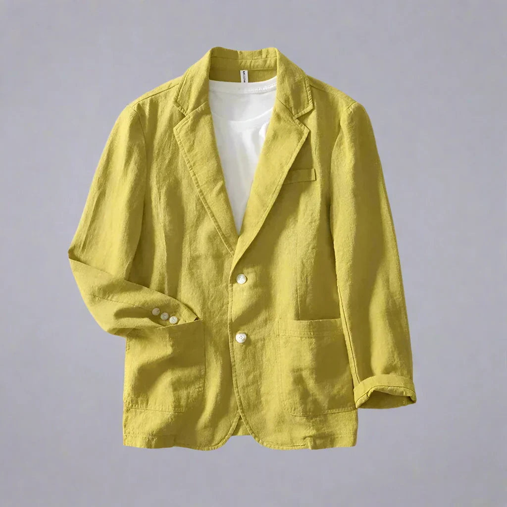 Polo | Men's linen-cotton jacket slim fit