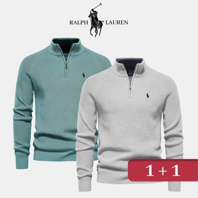 Roberto® | R&L 1+1 Zip Neck Sweater
