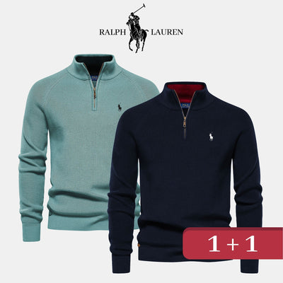 Roberto® | R&L 1+1 Zip Neck Sweater