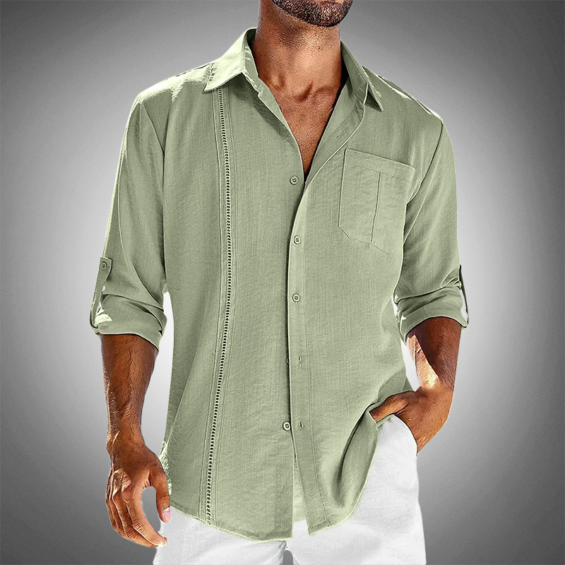 Hugh® | Retro Linen Summer Shirt For Men