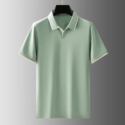 Dale® | Silk Polo With V-Neck