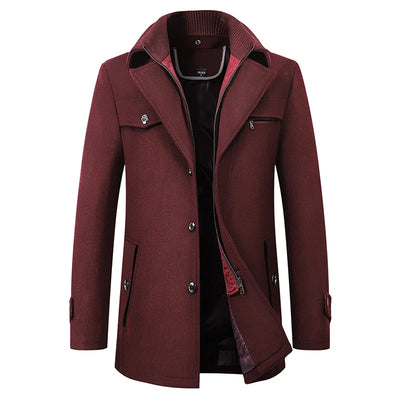 Siro | Men's Waterproof Business Winter Coat - Elegant and Warm