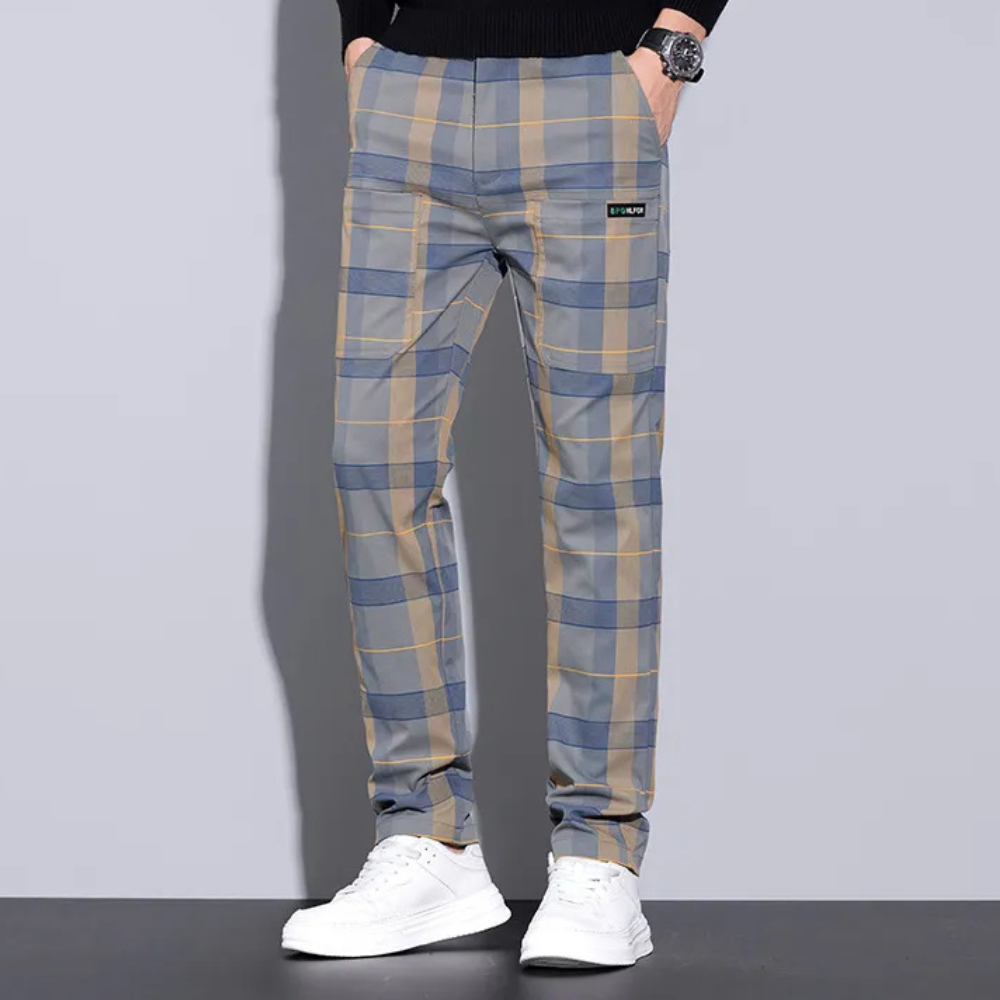 Tobías® | Timeless checked trousers for men