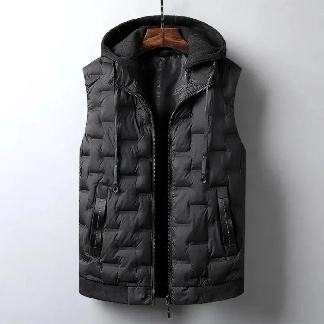 Abrahán | Victor Detachable Hood Puffer Vest