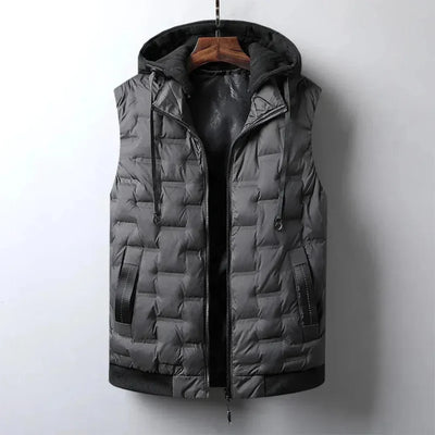 Abrahán | Victor Detachable Hood Puffer Vest
