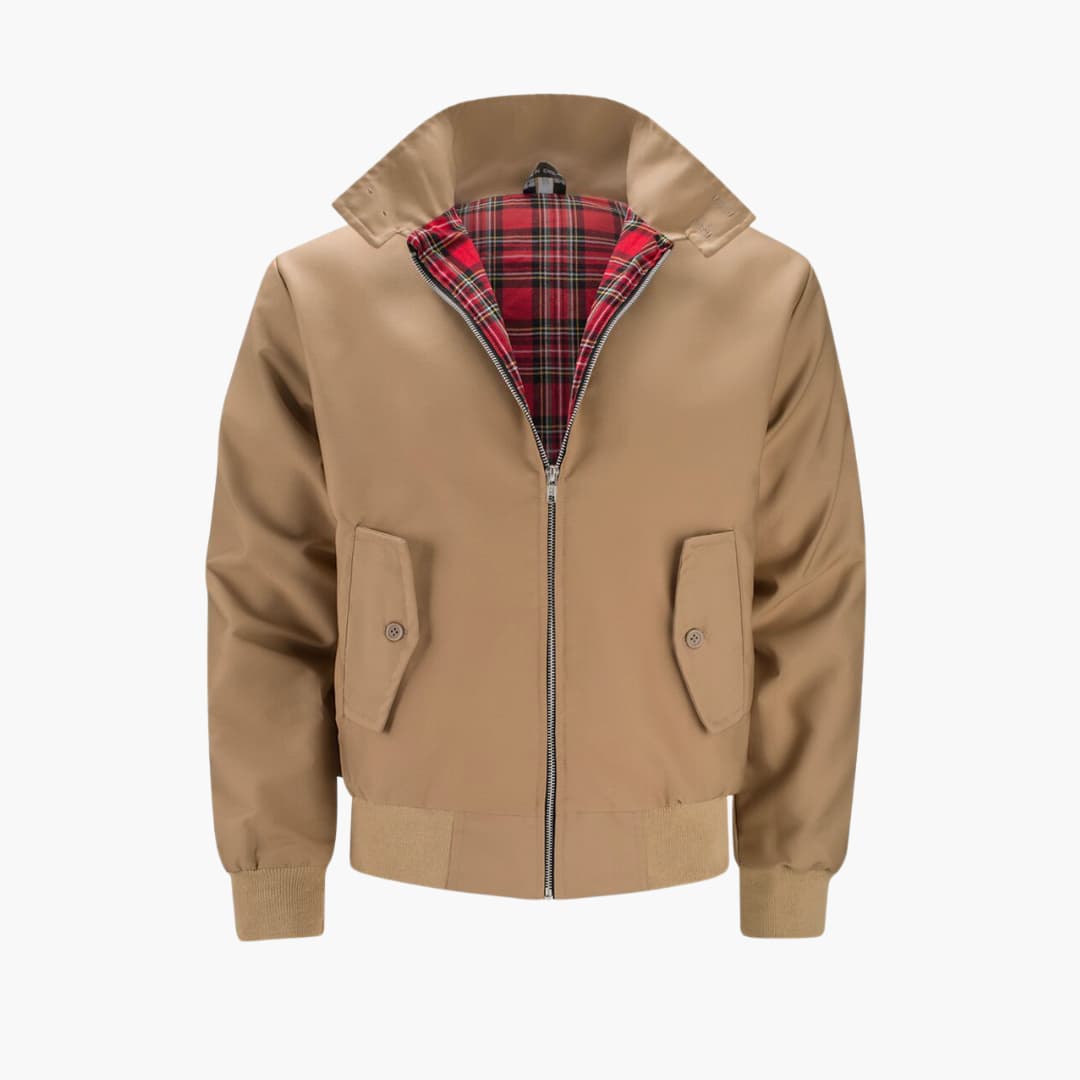 Desiderius | Virgil – Men's Harrington Jacket with Ribbed Cuffs