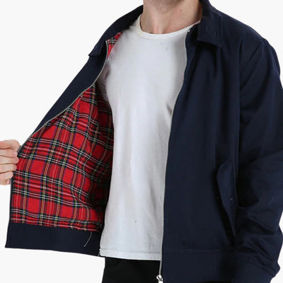 Desiderius | Virgil – Men's Harrington Jacket with Ribbed Cuffs