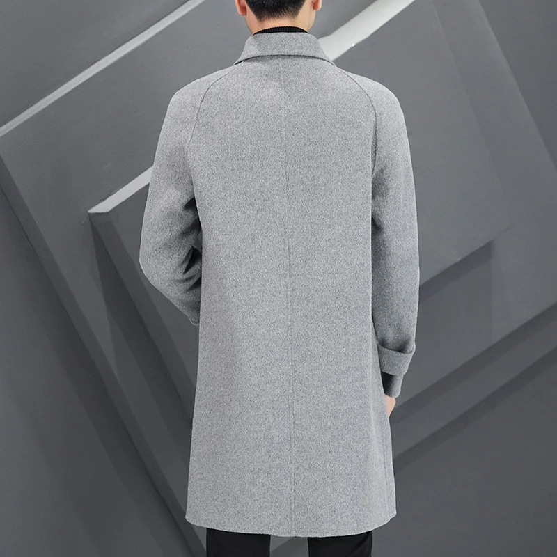 Óscar | Men's Classic Wool Coat - Minimalist Design for Winter