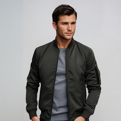 Marvin | Timeless men's bomber jacket with zip