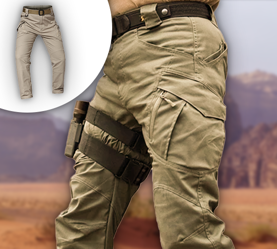 Evan® | Robust tactical trousers with 7 pockets + free belt