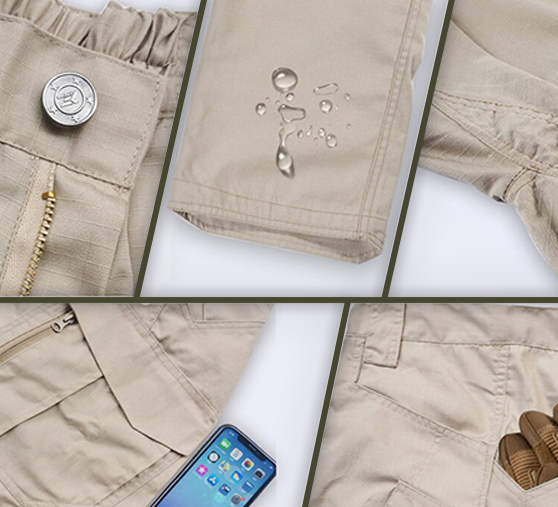 Evan® | Robust tactical trousers with 7 pockets + free belt