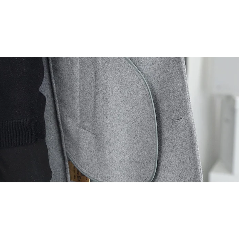 Óscar | Men's Classic Wool Coat - Minimalist Design for Winter