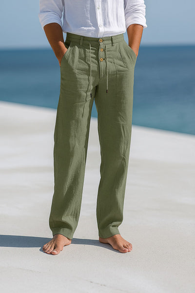 Kyle | LIGHTWEIGHT LINEN SUMMER PANTS