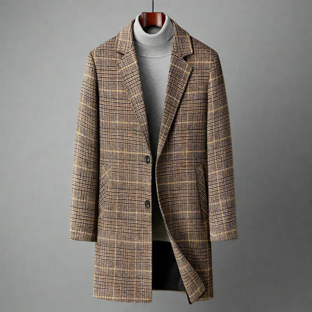 Rafa | Men's Wool Coat Classic Elegant