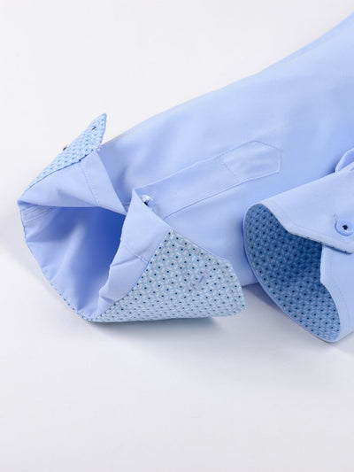 Konrad® | Long Sleeve Contrast Button Up Dress Shirt