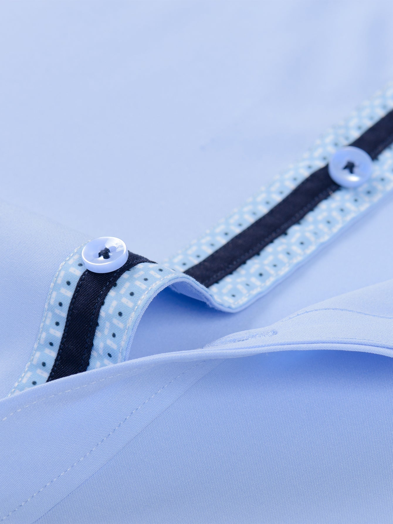 Konrad® | Long Sleeve Contrast Button Up Dress Shirt