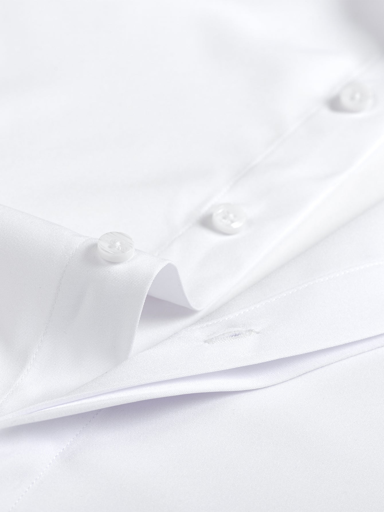 Laban® | Long Sleeve Embroidered Hidden Buttons Placket Shirt