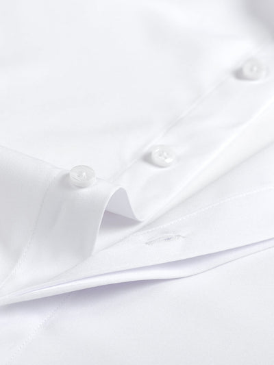 Laban® | Long Sleeve Embroidered Hidden Buttons Placket Shirt