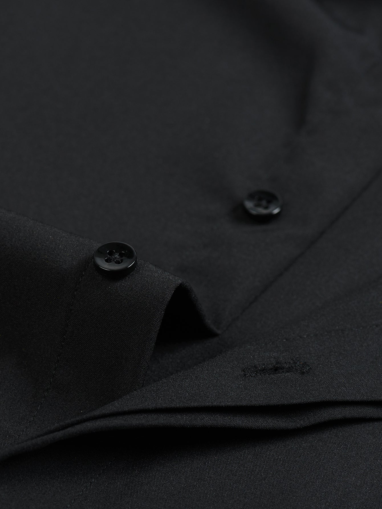 Laban® | Long Sleeve Embroidered Hidden Buttons Placket Shirt