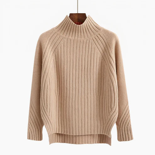 Mikkel | Soft women's turtleneck sweater made of merino wool