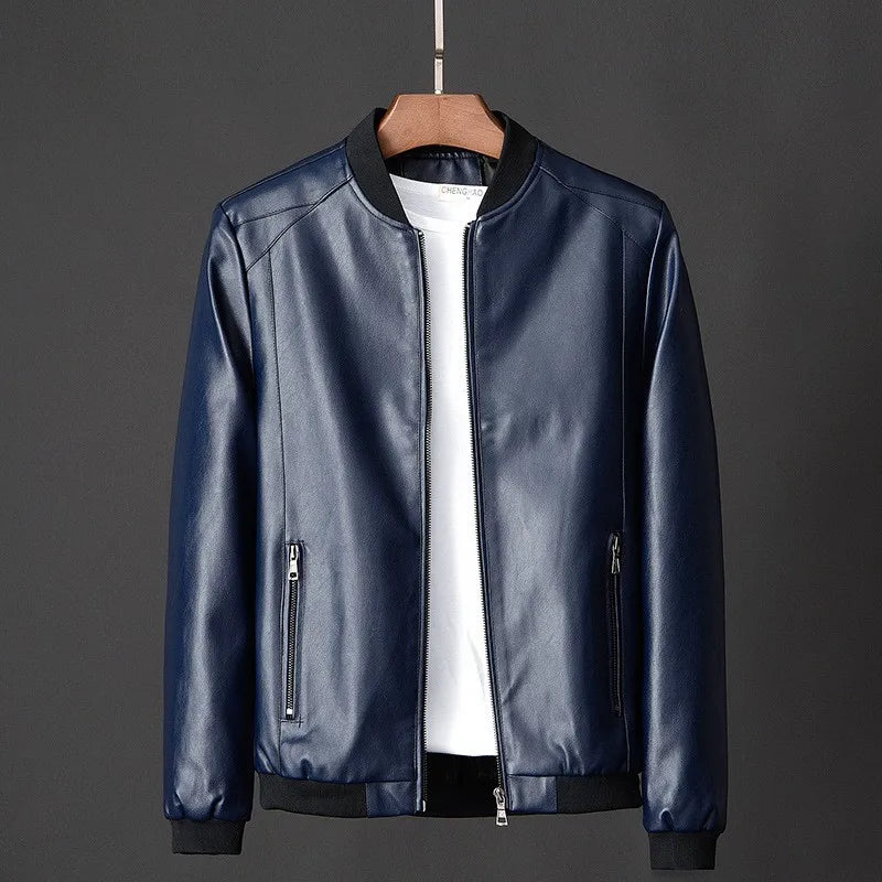 Raiden | Men's leather jacket bomber statement style