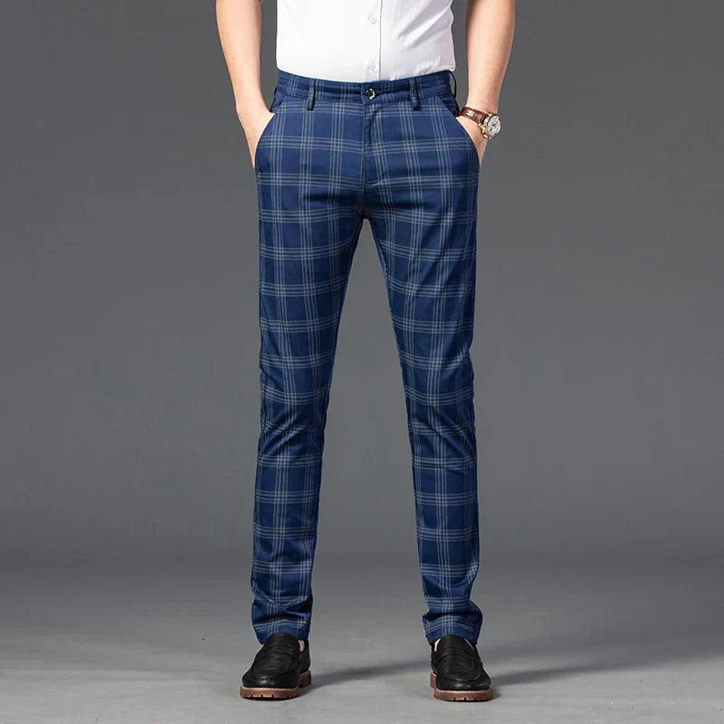 Bernardo® | Ascot Plaid Stretch Trousers