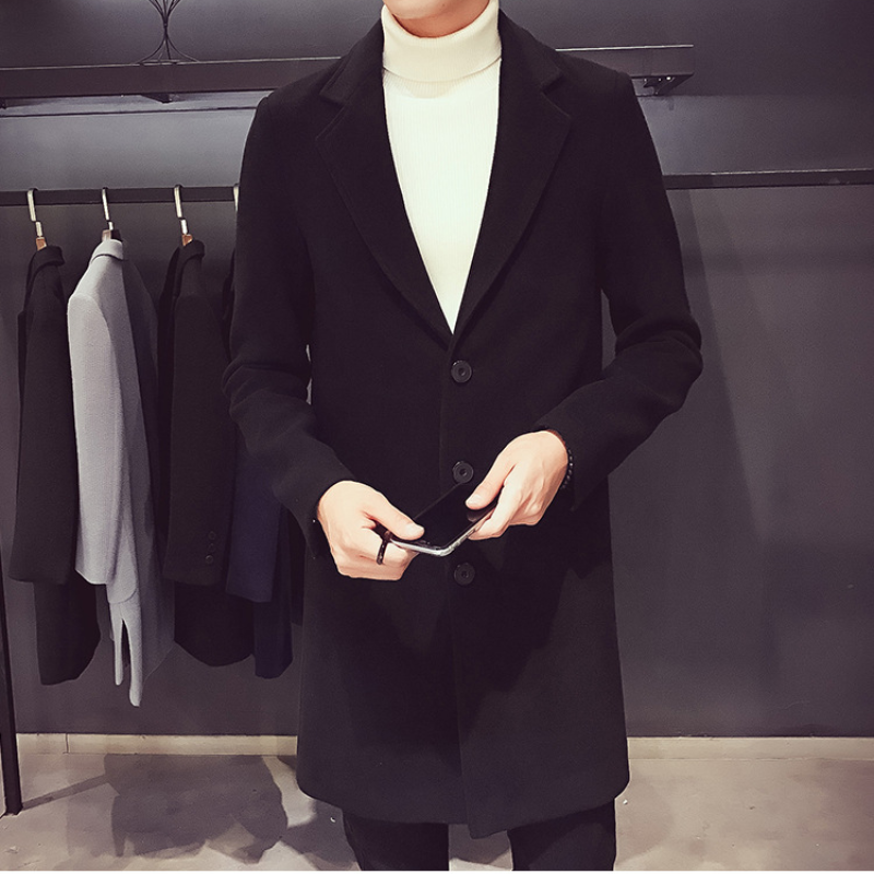 Odel | Men's Wool Coat Elegant Business Jacket - Office and Leisure