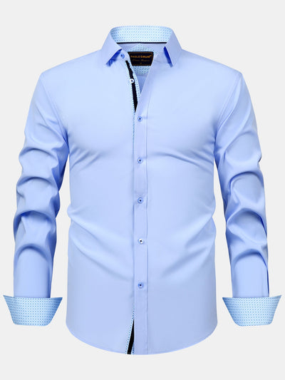 Konrad® | Long Sleeve Contrast Button Up Dress Shirt