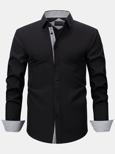 Konrad® | Long Sleeve Contrast Button Up Dress Shirt