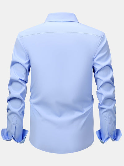 Konrad® | Long Sleeve Contrast Button Up Dress Shirt