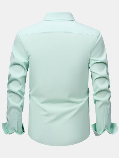 Konrad® | Long Sleeve Contrast Button Up Dress Shirt