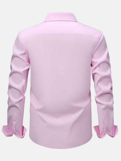 Konrad® | Long Sleeve Contrast Button Up Dress Shirt