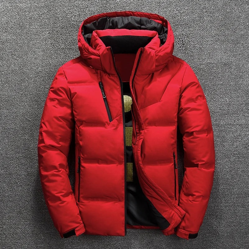 Tomer | Warm men's winter jacket with down filling